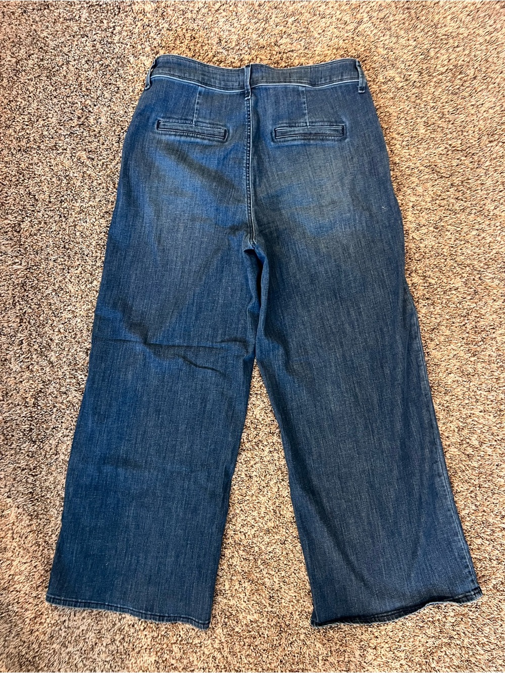NYDJ Wide-Leg Jeans in Dark Indigo Blue - Picture 2 of 3